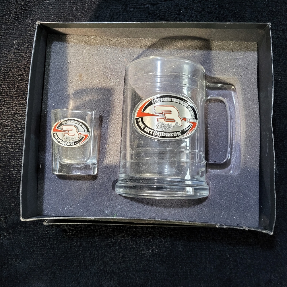 Budweiser Glass Mug and Shot Glass Set